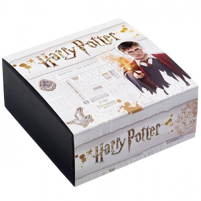 Harry Potter: Lightning Bolt and Glasses / Bliksemschicht en Bril zilveren ketting
