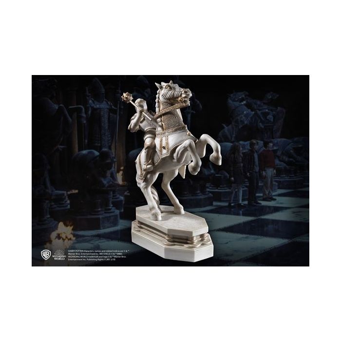 Harry Potter - Wizard Chess Knight Bookend White
